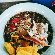 เมนูของร้าน ก๋วยเตี๋ยวจัดหนัก