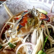 เมนูของร้าน สุดเก๋ ตำแซ่บ สะพานเขาเขียว