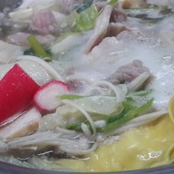 เมนูของร้าน สะมะหมูจุ่ม มาบยางพร (ปลวกแดง)