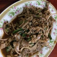 เมนูของร้าน ม.ปลาเผา