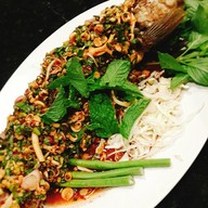 เมนูของร้าน ปลาอยู่เย็น