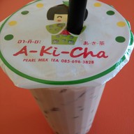 เมนูของร้าน A-ki-cha (ชานมไข่มุก เมืองกาญจน์) ปากแพรก