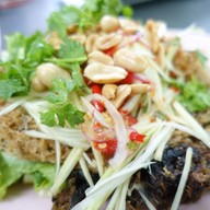 เมนูของร้าน ร้านริมเขื่อน ซีฟู้ด (ร้านกลาง)เจ้าเก่าเท่านั้น สมุทรปราการ