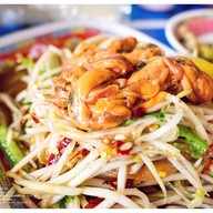 ส้มตำกะยำแซ่บ ตลาดไทเลย