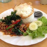 เมนูของร้าน ครัวบ้านๆ สนามบินน้ำ