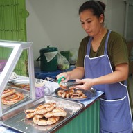 บรรยากาศ ไส้อั่วหลัง Topland อาเขต