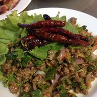 เมนูของร้าน ลาบเป็ดชัยนาท