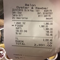 Bélon Oyster & Raw Bar Seen Space