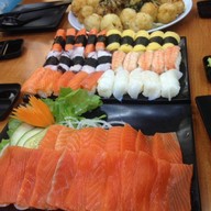 เมนูของร้าน อรทัย ซูชิวังหลัง ตรงข้าม ตลาดพรานนก