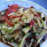 เมนูของร้าน ส้มตำ หน้ากสิกร ถนนจันทน์