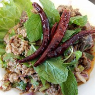เมนูของร้าน ลาบเป็ดชัยนาท