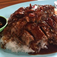เมนูของร้าน ข้าวขาหมูเยอรมัน (แห่งเดียวในโลก)
