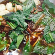 เมนูของร้าน ก๋วยเตี๋ยวเรือโกฮับ ถ.พิงคนคร