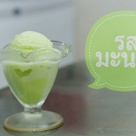 เมนูของร้าน อ ประทิน ไอศครีม ตลาดเตาปูน