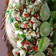 เจ๊ลีกุ้งเผา-ปลาเผา ถนน346  ไทรน้อย