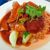 ข้าวหมูแดงนครปฐม ( นาเกลือ )
