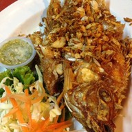 เมนูของร้าน ล้านนา เมี่ยงปลาเผา