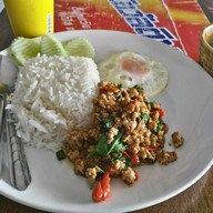 เมนูของร้าน ป้าแม่โจ้อาหารตามสั่ง