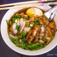 เมนูของร้าน เจ๊เล็กข้าวหมูทอด