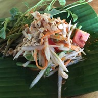 เมนูของร้าน ส้มตำเชิงดอย