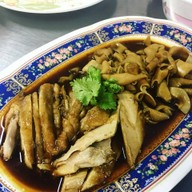 เมนูของร้าน ซ้งเป็ดพะโล้ ถนนเพิ่มสิน
