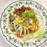 เมนูของร้าน ก๊ะหนูแดง ข้าวคลุกกะปิ