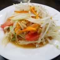 เมนูของร้าน ส้มตำรัว เลียบคลองทวีวัฒนา