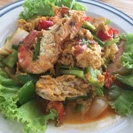 กุ้งเผา เบียร์ถัง