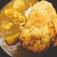 เมนูของร้าน ข้าวแกงกระหรี่ ฝายหิน