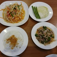 เมนูของร้าน จัมโบ้บะหมี่หมูดำแอนด์สเต็ก