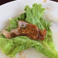 เมนูของร้าน ครัวริมน้ำธารชะเมา