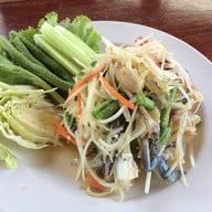 เมนูของร้าน ครัวริมน้ำธารชะเมา