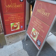 หน้าร้าน Café Mozart Salzburg