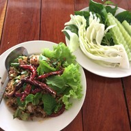 เมนูของร้าน ลาบเป็ดชัยนาท