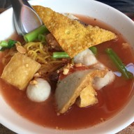 เมนูของร้าน เย็นตาโฟ ฟ้าผ่า สิงห์บุรี