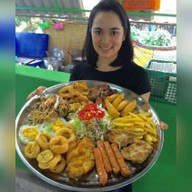 สเต็กถาดใบเตย โพธาราม ใบเตยสเต็กถาด