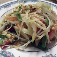 เมนูของร้าน ร้านส้มตำสามแยก