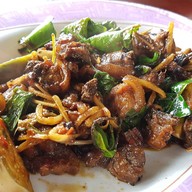 เมนูของร้าน อาหารป่า เจ้เพลิน