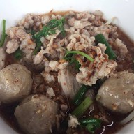เมนูของร้าน ก๋วยเตี๊ยวต้มยำคลองขุดมหาสวัสดิ์ หน้ากระทรวงพาณิชย์ สนามบินน้ำ สนามบินน้ำ