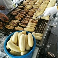 กล้วยปิ้ง หน้าร้านเฮ้งชุนเส็ง พระราม4