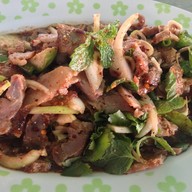 เมนูของร้าน ส้มตำป้าอึ่ง