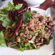 เมนูของร้าน ลาบเป็ดชัยนาท