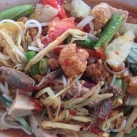 เมนูของร้าน ส้มตำป้าอึ่ง