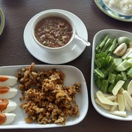 เมนูของร้าน ศรแดงริมน้ำ