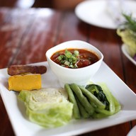 เมนูของร้าน เฮือนลำพูน สวนผัก