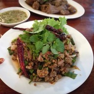 เมนูของร้าน ลาบเป็ดชัยนาท