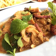 เมนูของร้าน นิว ไก่ย่างบัวตอง 2 สามแยกวิเชียรบุรี