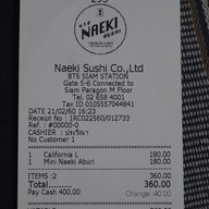 NAEKI SUSHI BTS Siam