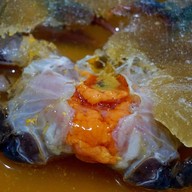 เมนูของร้าน บ้านปูไข่ดอง สูตรน้ำปลากวน ตัวเเทนหาดใหญ่-สงขลา