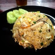 เมนูของร้าน ข้าวผัดปูอาตี๋